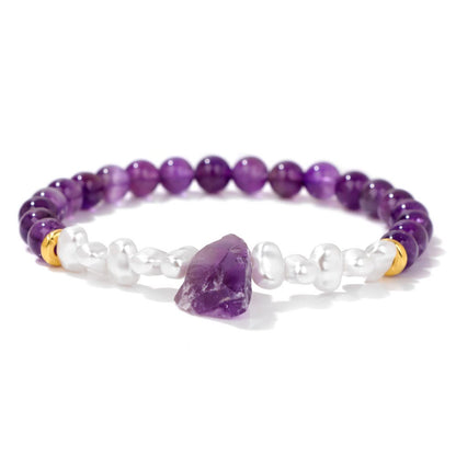 Avelena | Betörende Natürliche Kristallperlenarmband