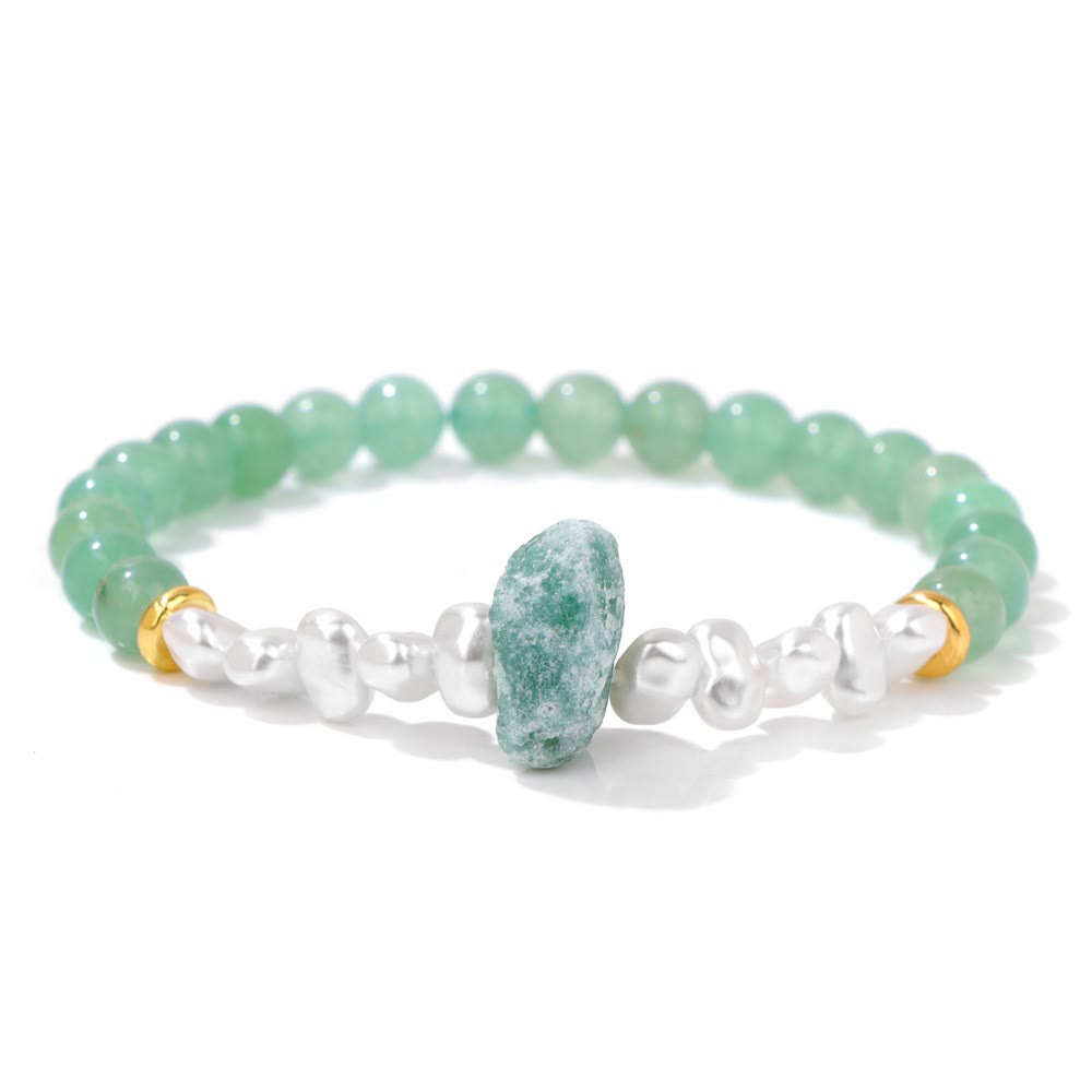 Avelena | Betörende Natürliche Kristallperlenarmband