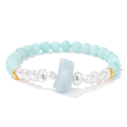 Avelena | Betörende Natürliche Kristallperlenarmband