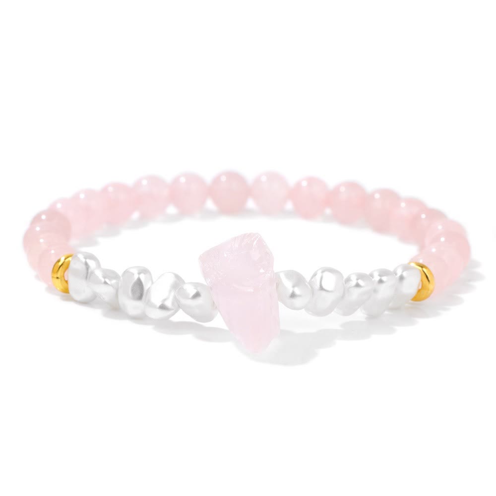 Avelena | Betörende Natürliche Kristallperlenarmband