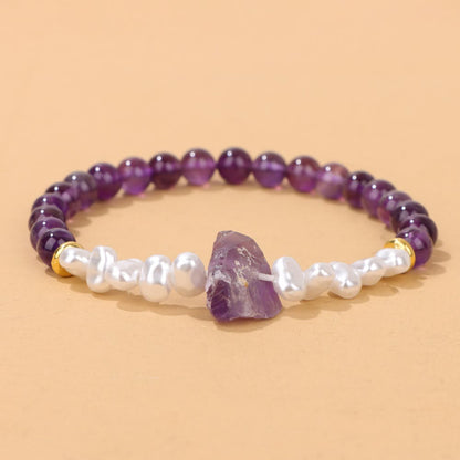 Avelena | Betörende Natürliche Kristallperlenarmband