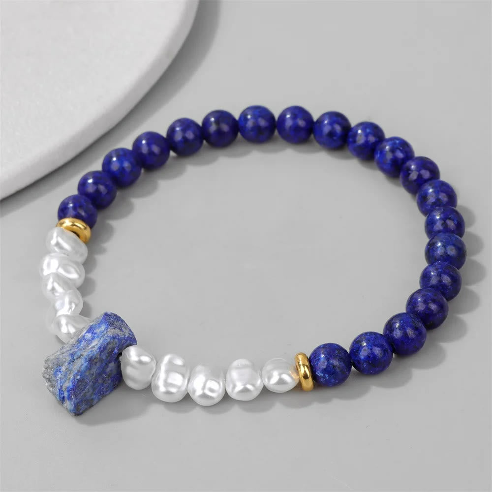 Avelena | Betörende Natürliche Kristallperlenarmband