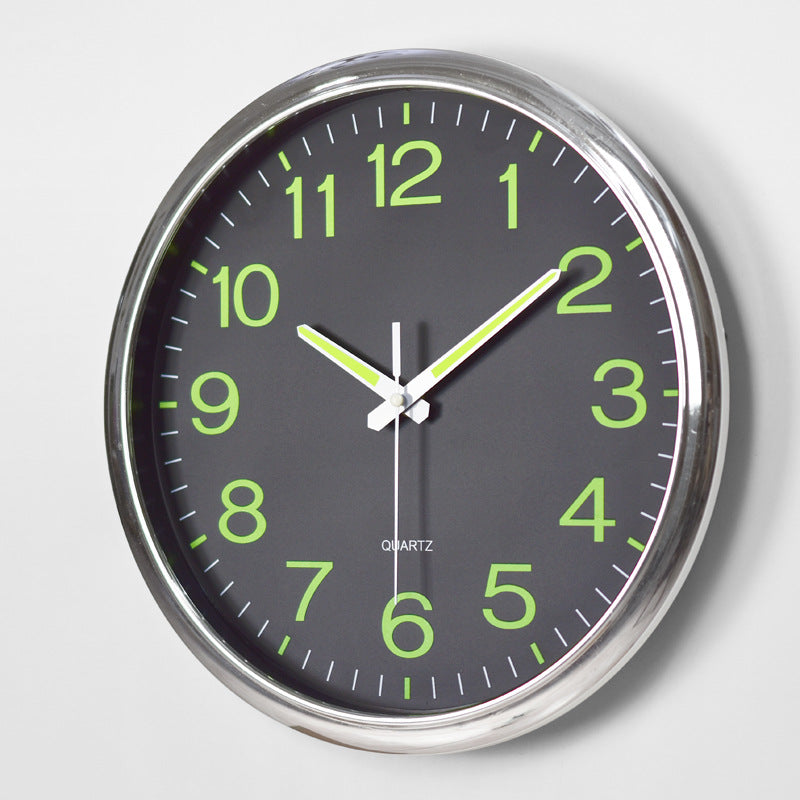 Avelena | Stille Klassenraum Uhr 30 Cm Geräuschlos & Beleuchtet Zeit