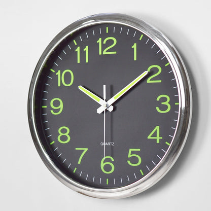 Avelena | Stille Klassenraum Uhr 30 Cm Geräuschlos & Beleuchtet Zeit