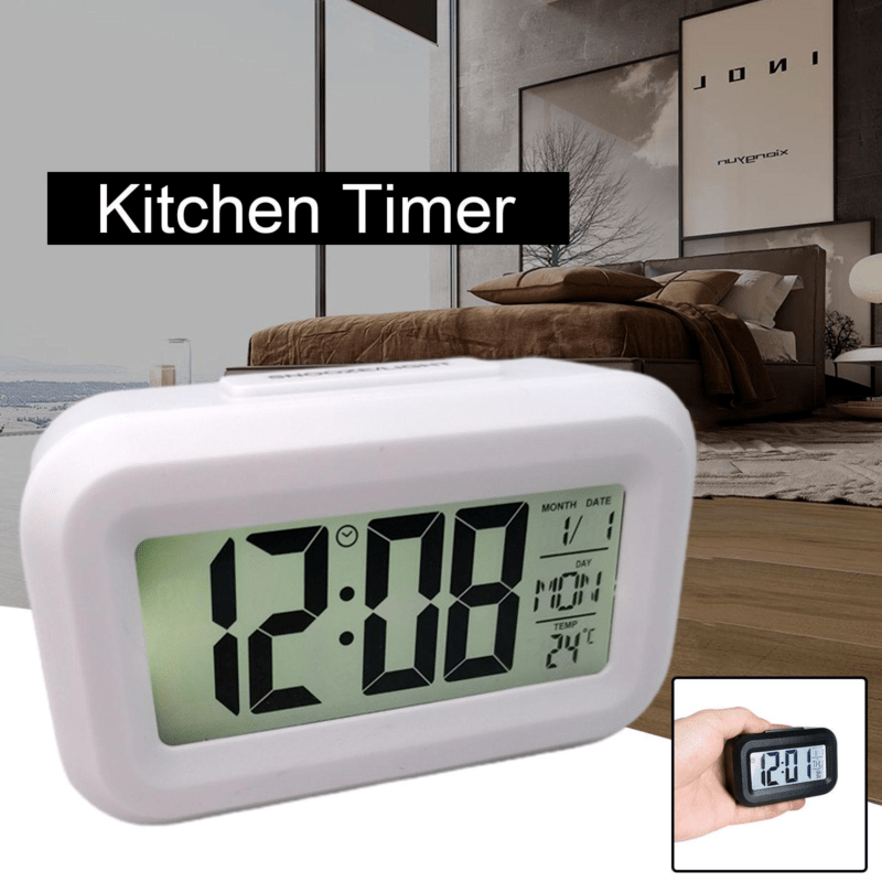 Avelena | Uhr Digitale Wecker mit Temperatur