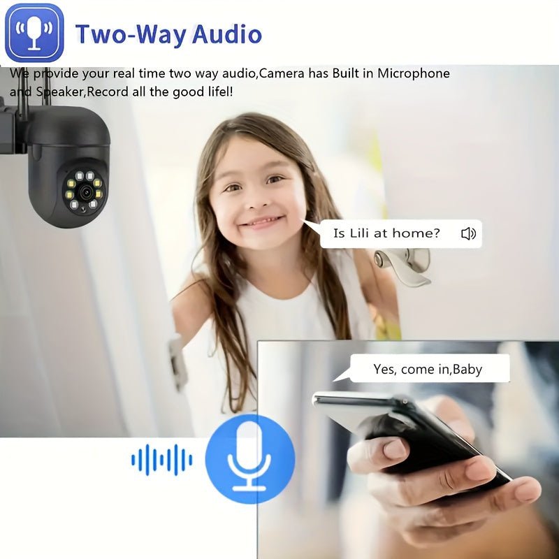 Avelena | VisionFort | WiFi Kamera mit breitem Winkel und klarer Nachtsichttechnologie