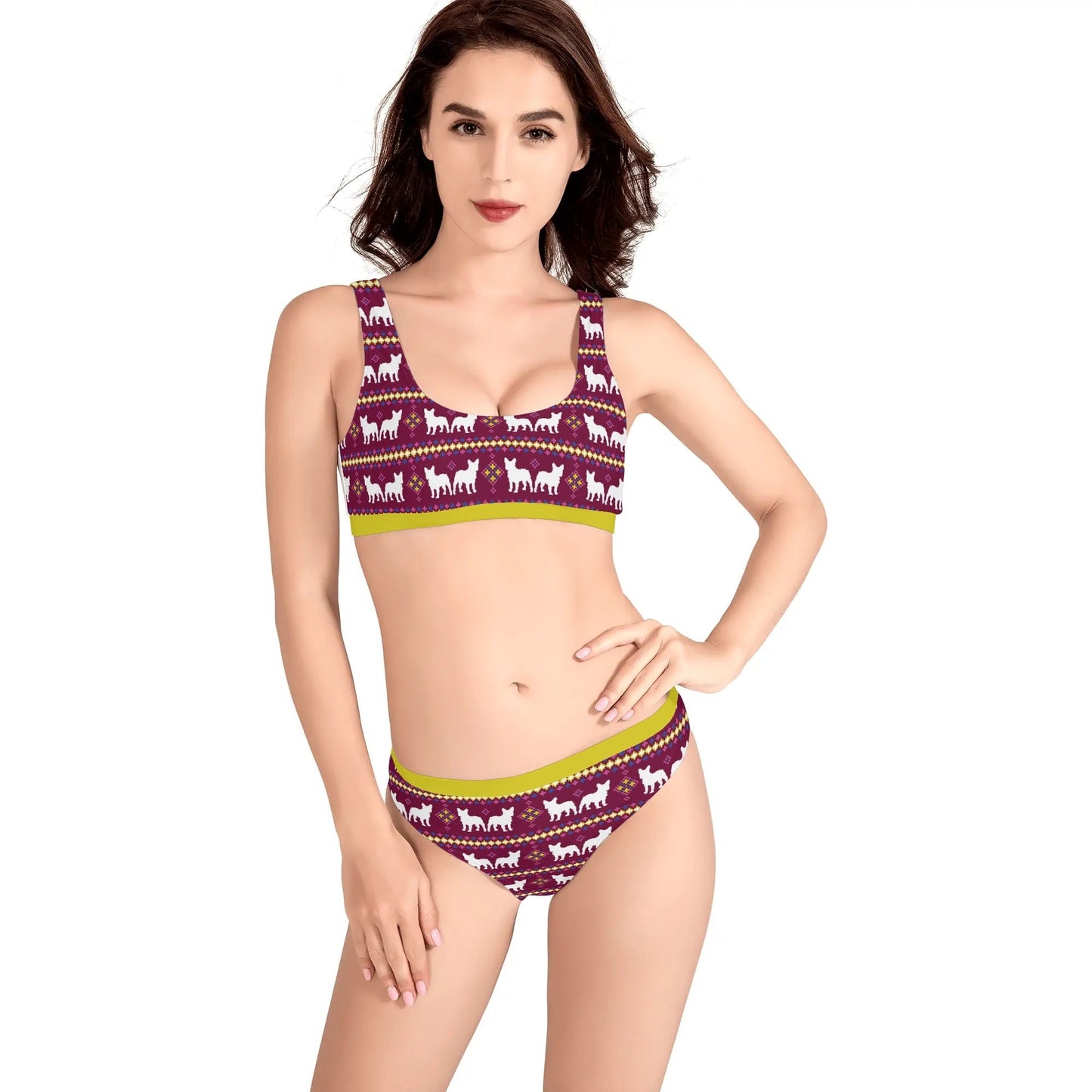 Avelena | Finn Damen Sport Bikinis Badeanzug