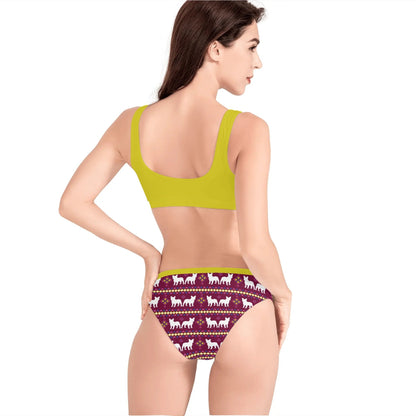 Avelena | Finn Damen Sport Bikinis Badeanzug