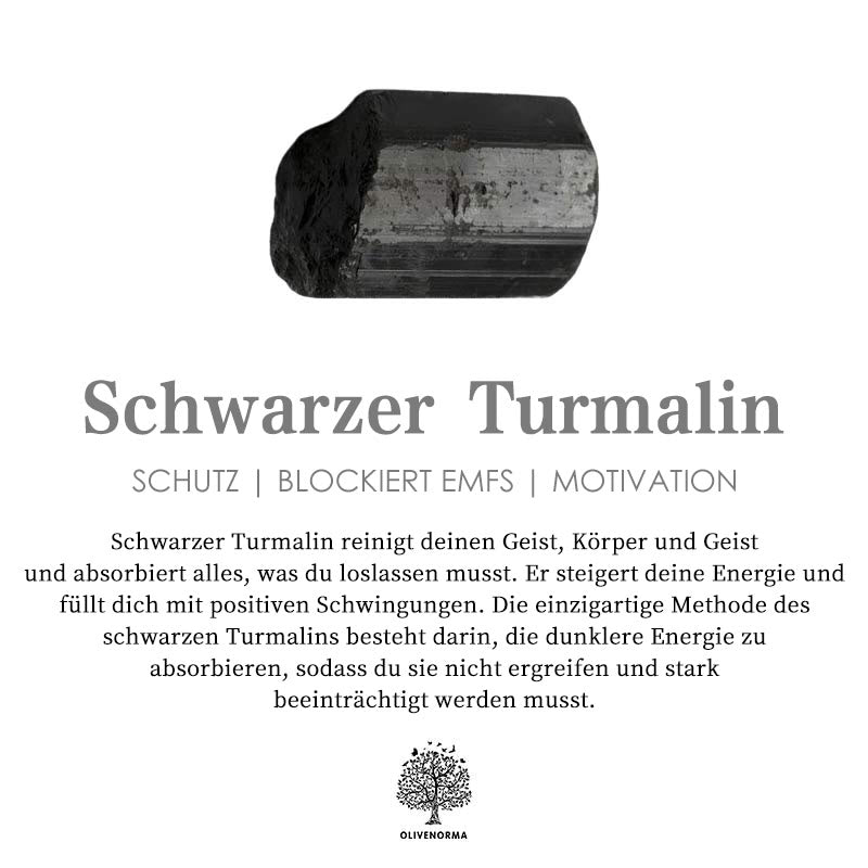 Avelena | 8Mm Schwarze Turmalin Wolframkarbid Ring