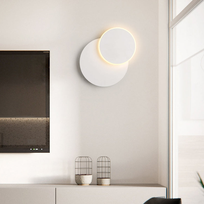 Avelena | Einfacher Stil Slim Panel Wandlicht Holz Acryl Energiesparend Wandleuchte für Flur Küche