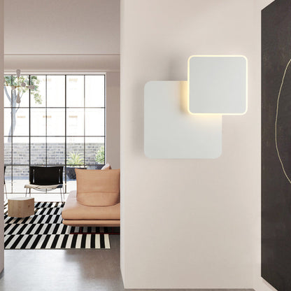 Avelena | Einfacher Stil Slim Panel Wandlicht Holz Acryl Energiesparend Wandleuchte für Flur Küche
