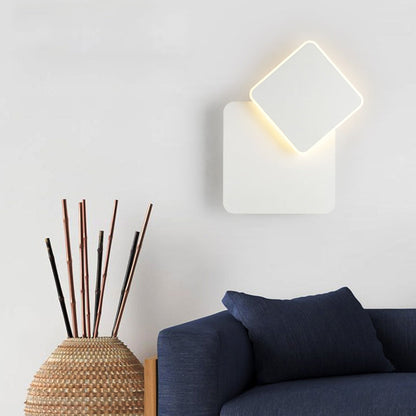 Avelena | Einfacher Stil Slim Panel Wandlicht Holz Acryl Energiesparend Wandleuchte für Flur Küche