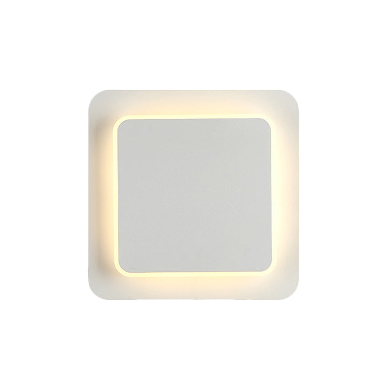 Avelena | Einfacher Stil Slim Panel Wandlicht Holz Acryl Energiesparend Wandleuchte für Flur Küche