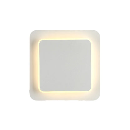 Avelena | Einfacher Stil Slim Panel Wandlicht Holz Acryl Energiesparend Wandleuchte für Flur Küche