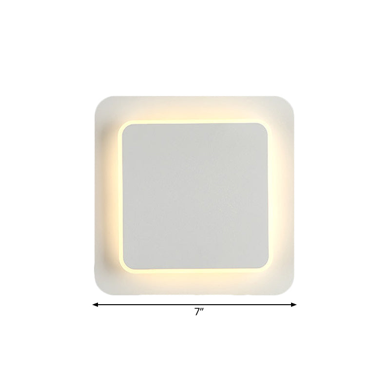 Avelena | Einfacher Stil Slim Panel Wandlicht Holz Acryl Energiesparend Wandleuchte für Flur Küche