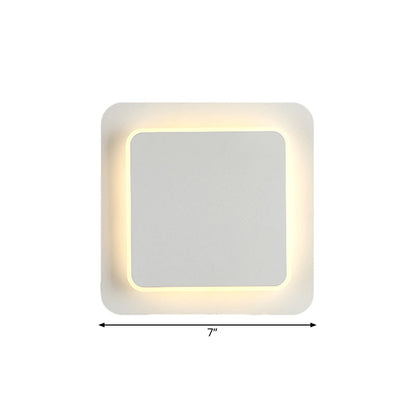 Avelena | Einfacher Stil Slim Panel Wandlicht Holz Acryl Energiesparend Wandleuchte für Flur Küche