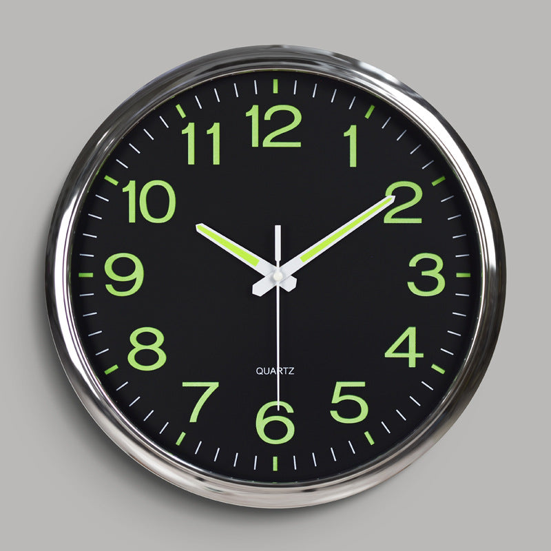 Avelena | Stille Klassenraum Uhr 30 Cm Geräuschlos & Beleuchtet Zeit
