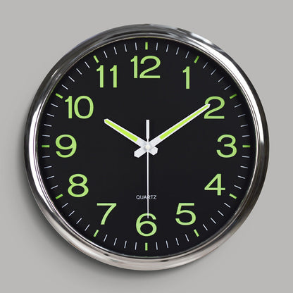 Avelena | Stille Klassenraum Uhr 30 Cm Geräuschlos & Beleuchtet Zeit