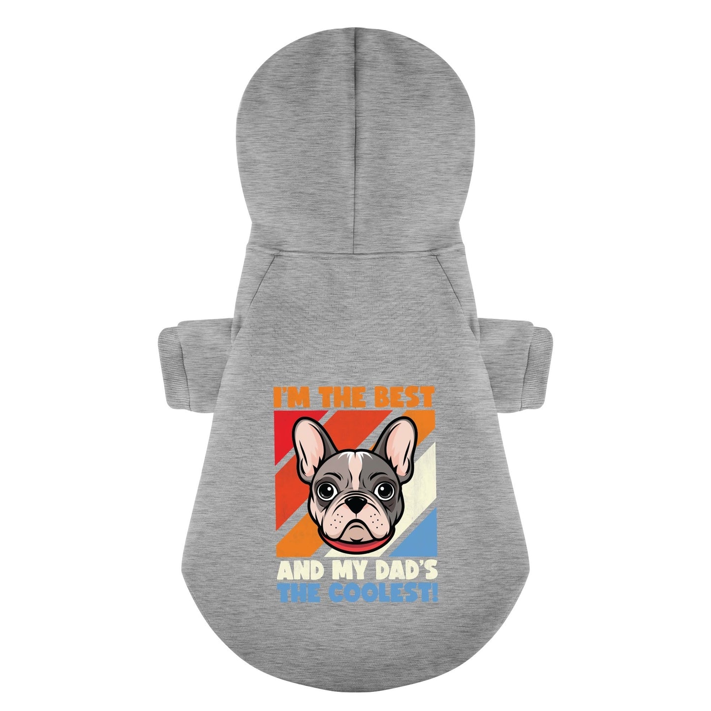Avelena | Ich Bin Der Beste, Und Mein Papa Ist Der Coolste! Personalisierte Französische Bulldoggen-Pullover Mit Lustigen Sprüchen – Stilvoll, Gemütlich Und Premium 100% Baumwolle