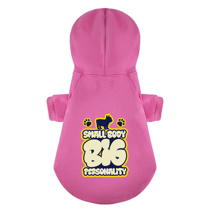 Avelena | Kleiner Körper, Große Persönlichkeit Personalisierte Französische Bulldoggen-Hoodies Mit Lustigen Sprüchen – Stilvoll, Gemütlich Und Aus Hochwertigem 100% Baumwolle