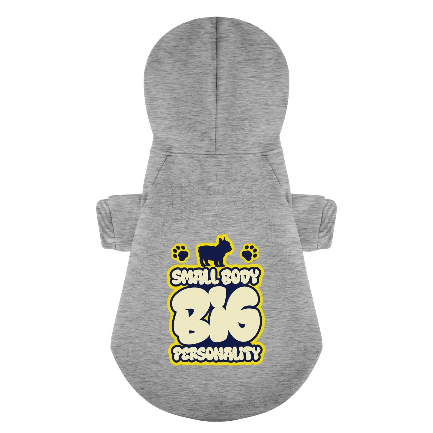 Avelena | Kleiner Körper, Große Persönlichkeit Personalisierte Französische Bulldoggen-Hoodies Mit Lustigen Sprüchen – Stilvoll, Gemütlich Und Aus Hochwertigem 100% Baumwolle