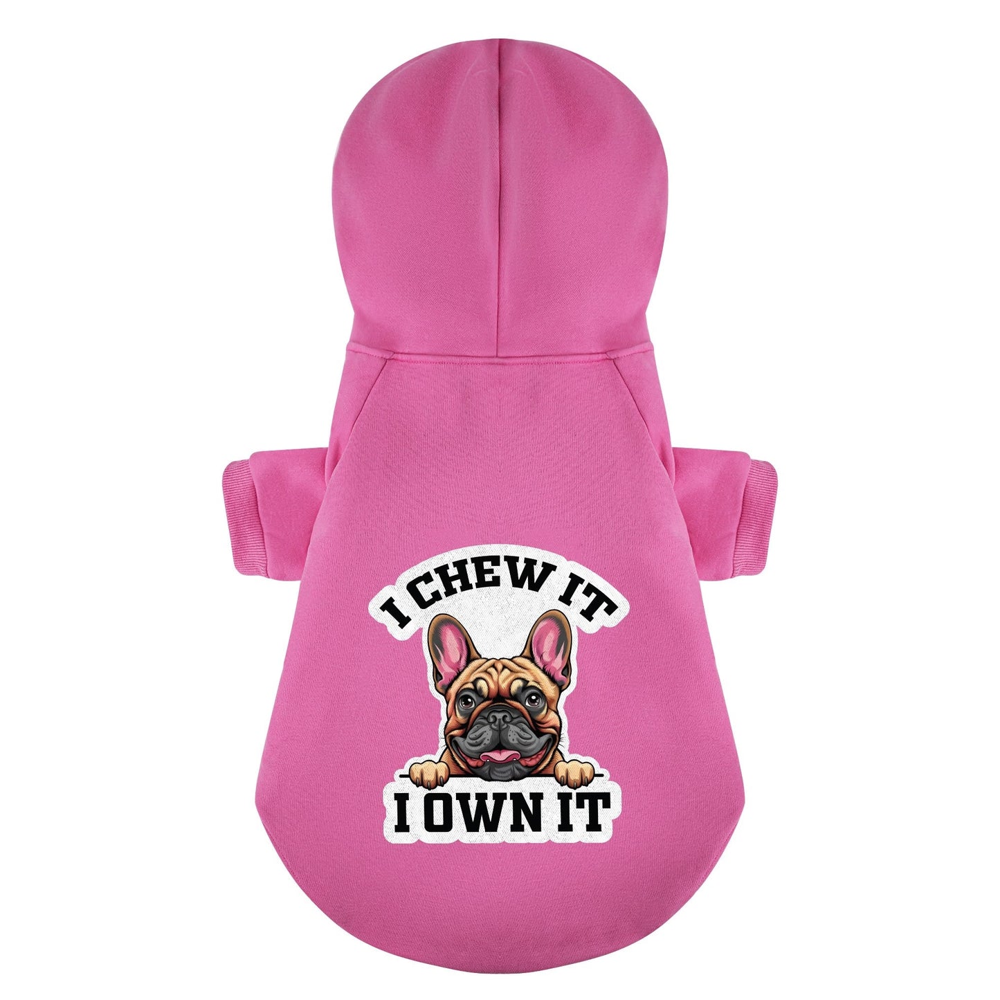Avelena | Ich Kaue Darauf, Ich Besitze Es Personalisierte French Bulldog Hoodies Mit Lustigen Sprüchen – Stilvoll, Gemütlich Und Aus 100% Premium-Baumwolle