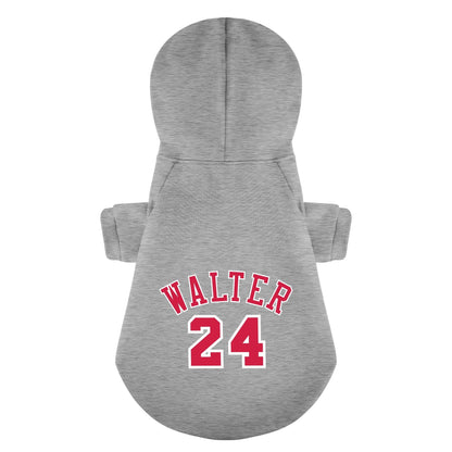 Avelena | Frenchie Bulls Personalisierte French Bulldog Hoodies Mit Individuell Gestaltetem Namen Und Nummer Für Basketballliebhaber – Premium 100% Baumwolle
