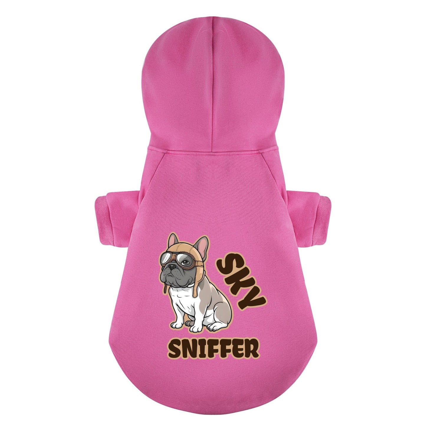 Avelena | Sky Sniffer Personalisierte Französische Bulldoggen Hoodies Mit Lustigen Sprüchen – Stylisch, Gemütlich Und Premium 100% Baumwolle