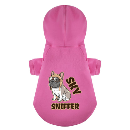 Avelena | Sky Sniffer Personalisierte Französische Bulldoggen Hoodies Mit Lustigen Sprüchen – Stylisch, Gemütlich Und Premium 100% Baumwolle