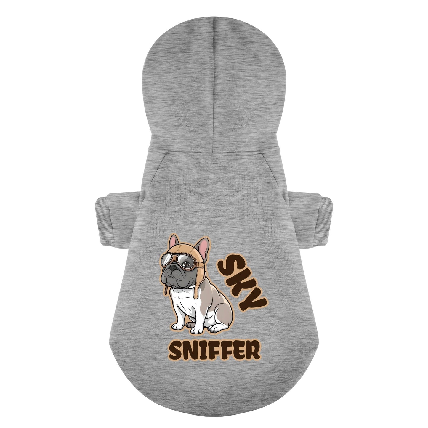 Avelena | Sky Sniffer Personalisierte Französische Bulldoggen Hoodies Mit Lustigen Sprüchen – Stylisch, Gemütlich Und Premium 100% Baumwolle