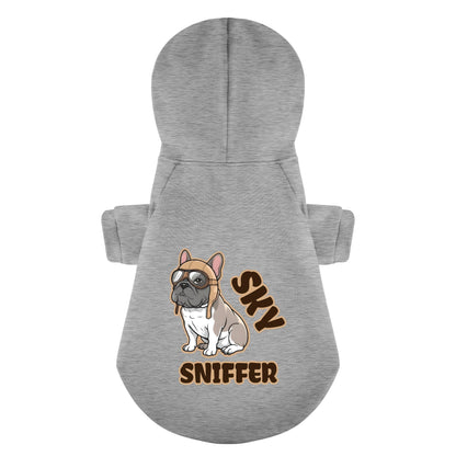 Avelena | Sky Sniffer Personalisierte Französische Bulldoggen Hoodies Mit Lustigen Sprüchen – Stylisch, Gemütlich Und Premium 100% Baumwolle