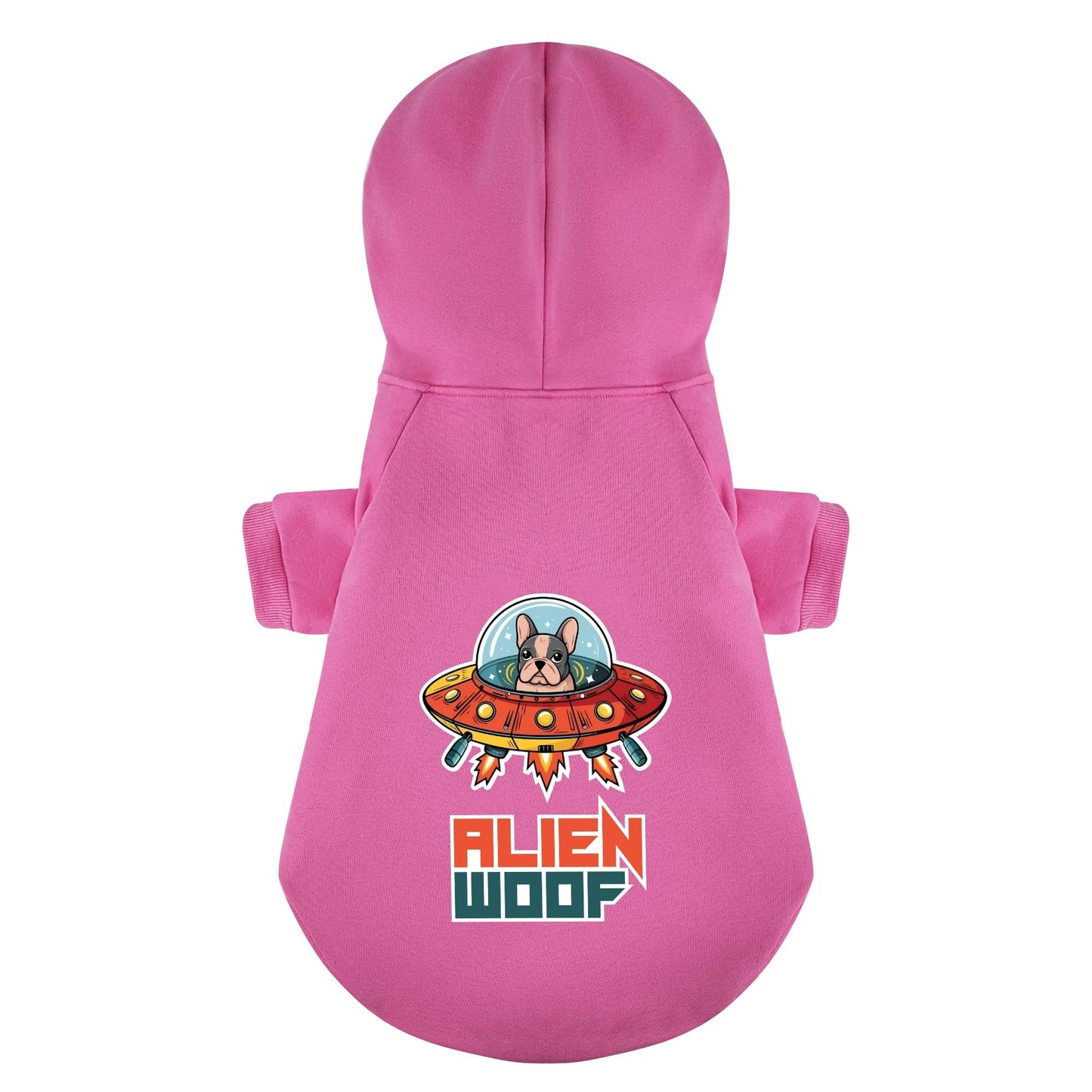 Avelena | Alien Woof Personalisierte Französische Bulldoggen Hoodies Mit Lustigen Zitaten – Stylisch, Gemütlich Und Hochwertige 100% Baumwolle