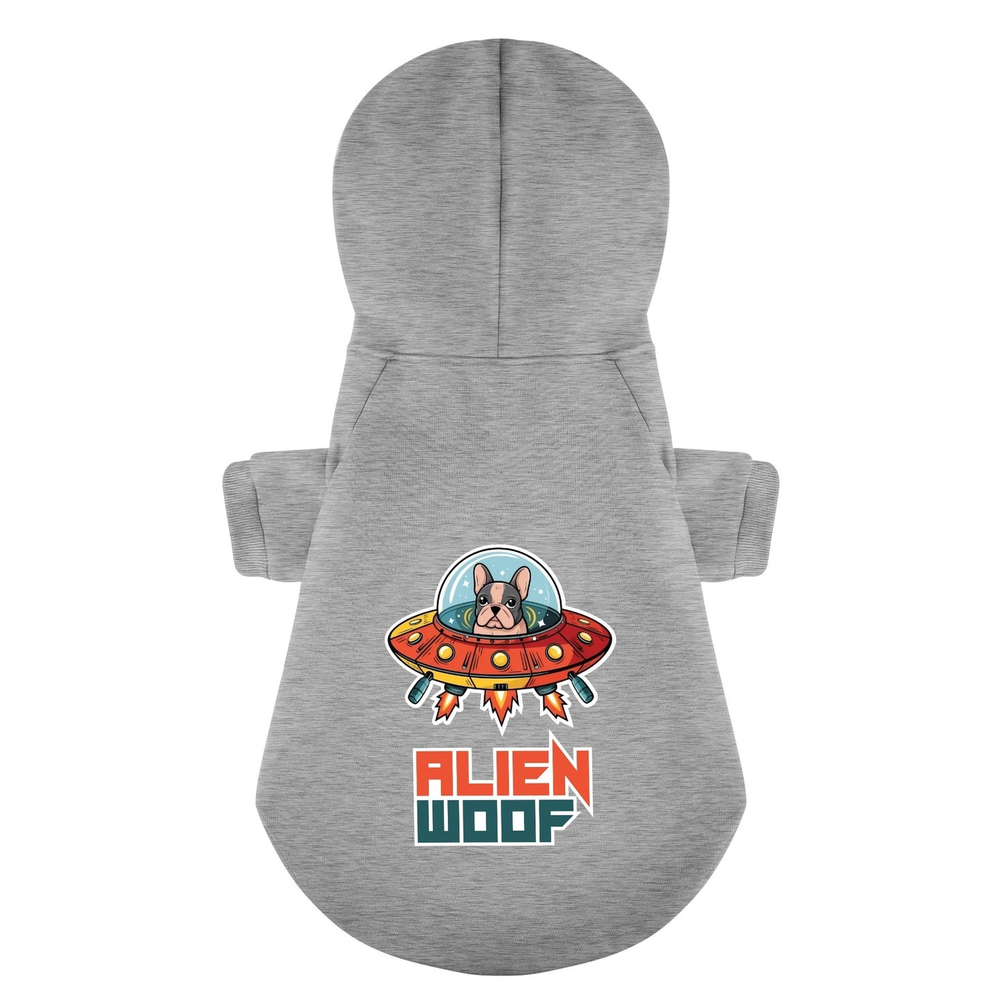 Avelena | Alien Woof Personalisierte Französische Bulldoggen Hoodies Mit Lustigen Zitaten – Stylisch, Gemütlich Und Hochwertige 100% Baumwolle
