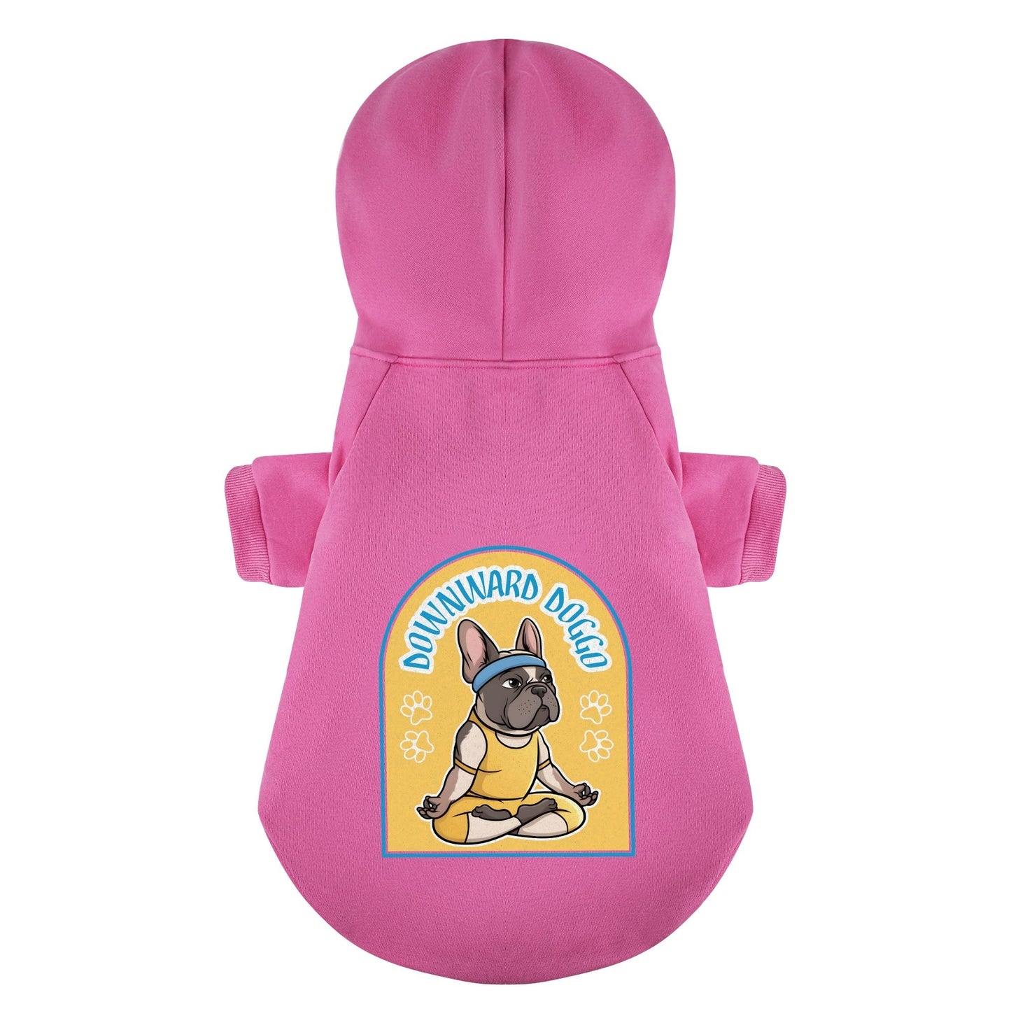 Avelena | Downward Doggo Personalisierte Französische Bulldogge Hoodies Mit Lustigen Sprüchen – Stylisch, Gemütlich Und Premium 100% Baumwolle