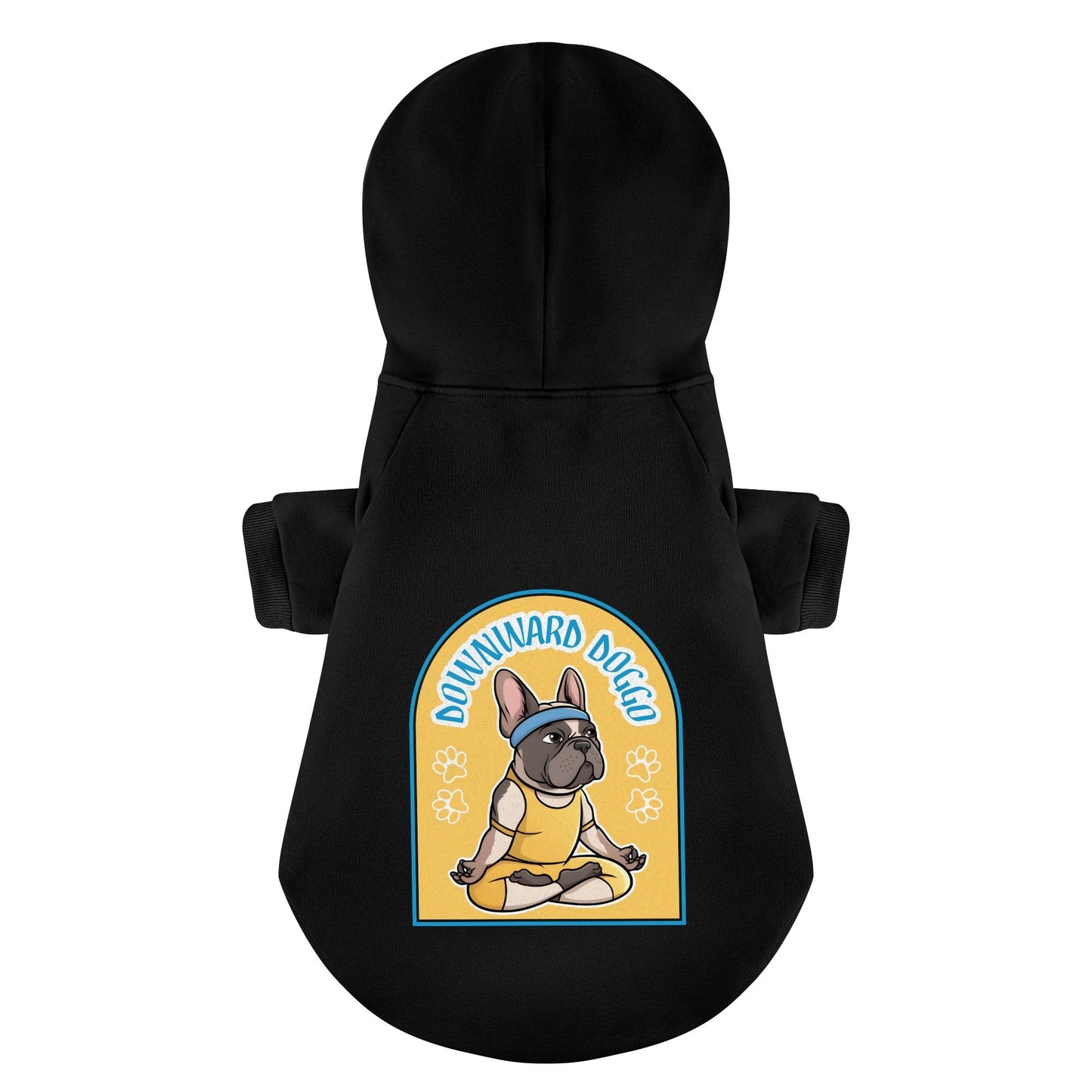 Avelena | Downward Doggo Personalisierte Französische Bulldogge Hoodies Mit Lustigen Sprüchen – Stylisch, Gemütlich Und Premium 100% Baumwolle