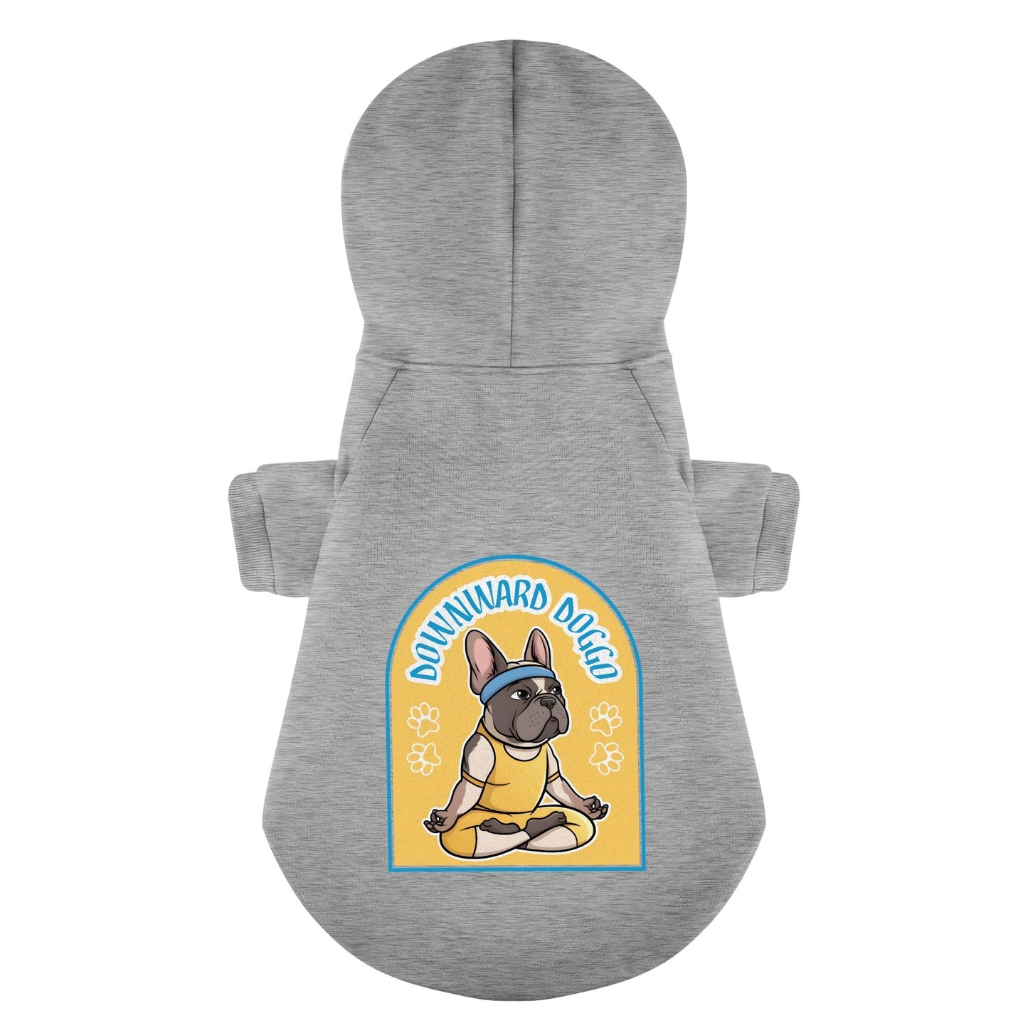 Avelena | Downward Doggo Personalisierte Französische Bulldogge Hoodies Mit Lustigen Sprüchen – Stylisch, Gemütlich Und Premium 100% Baumwolle