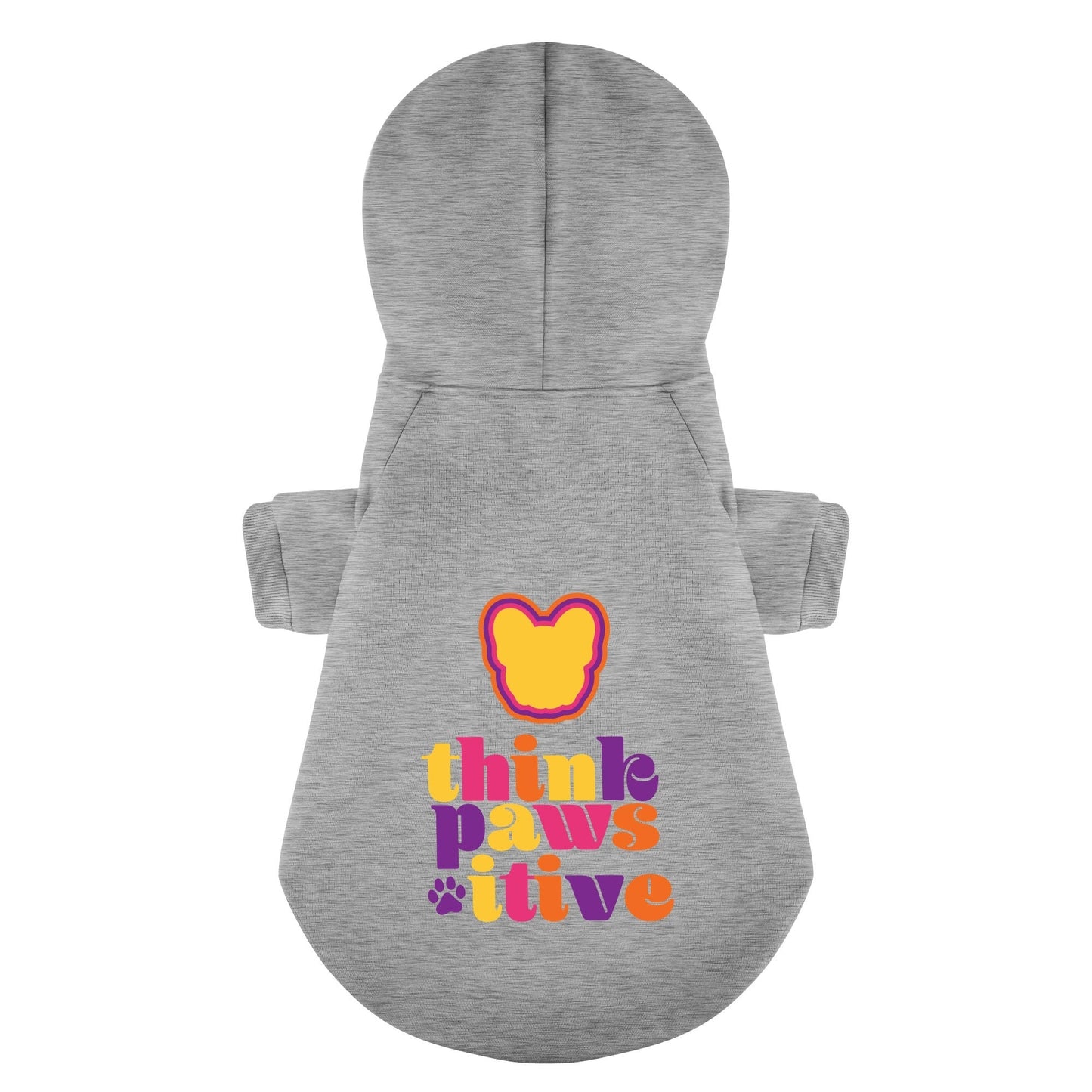 Avelena | Think Pawsitive - Personalisierte Französische Bulldoggen Hoodie Mit Lustigen Zitaten – Stilvoll, Gemütlich Und Premium 100% Baumwolle