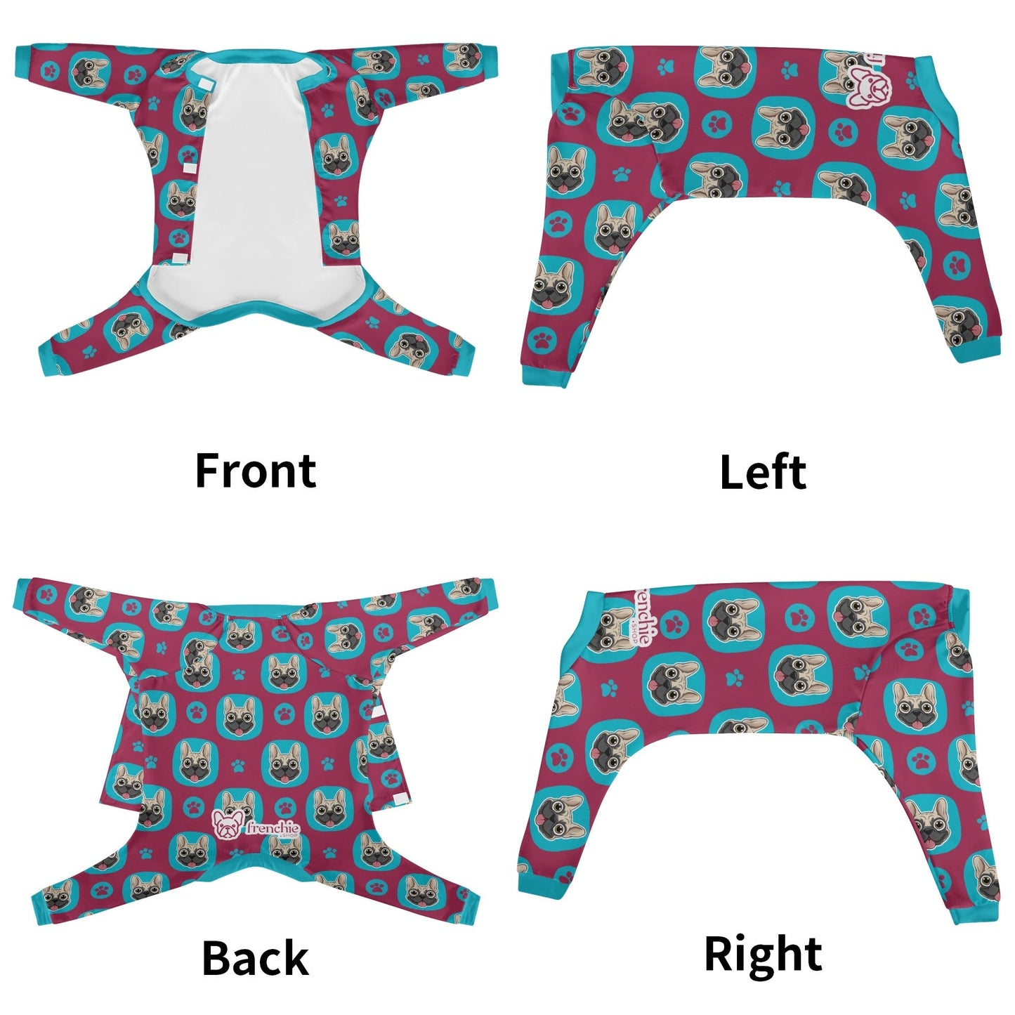 Avelena | Romeo - Frenchie Pyjama – Ultra-Weich, Gemütlich Und Adorably Stilvoll