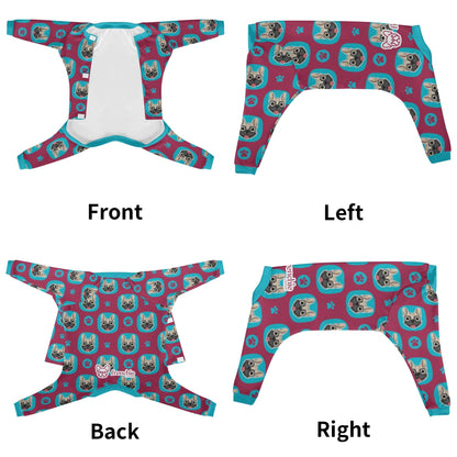 Avelena | Romeo - Frenchie Pyjama – Ultra-Weich, Gemütlich Und Adorably Stilvoll