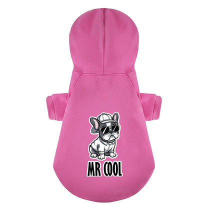 Avelena | Mr Cool - Personalisierte Französische Bulldoggen Kapuzenpullover Mit Lustigen Sprüchen – Stylisch, Gemütlich Und Premium 100% Baumwolle
