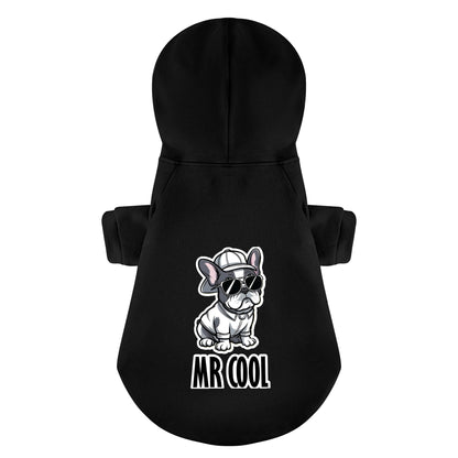 Avelena | Mr Cool - Personalisierte Französische Bulldoggen Kapuzenpullover Mit Lustigen Sprüchen – Stylisch, Gemütlich Und Premium 100% Baumwolle