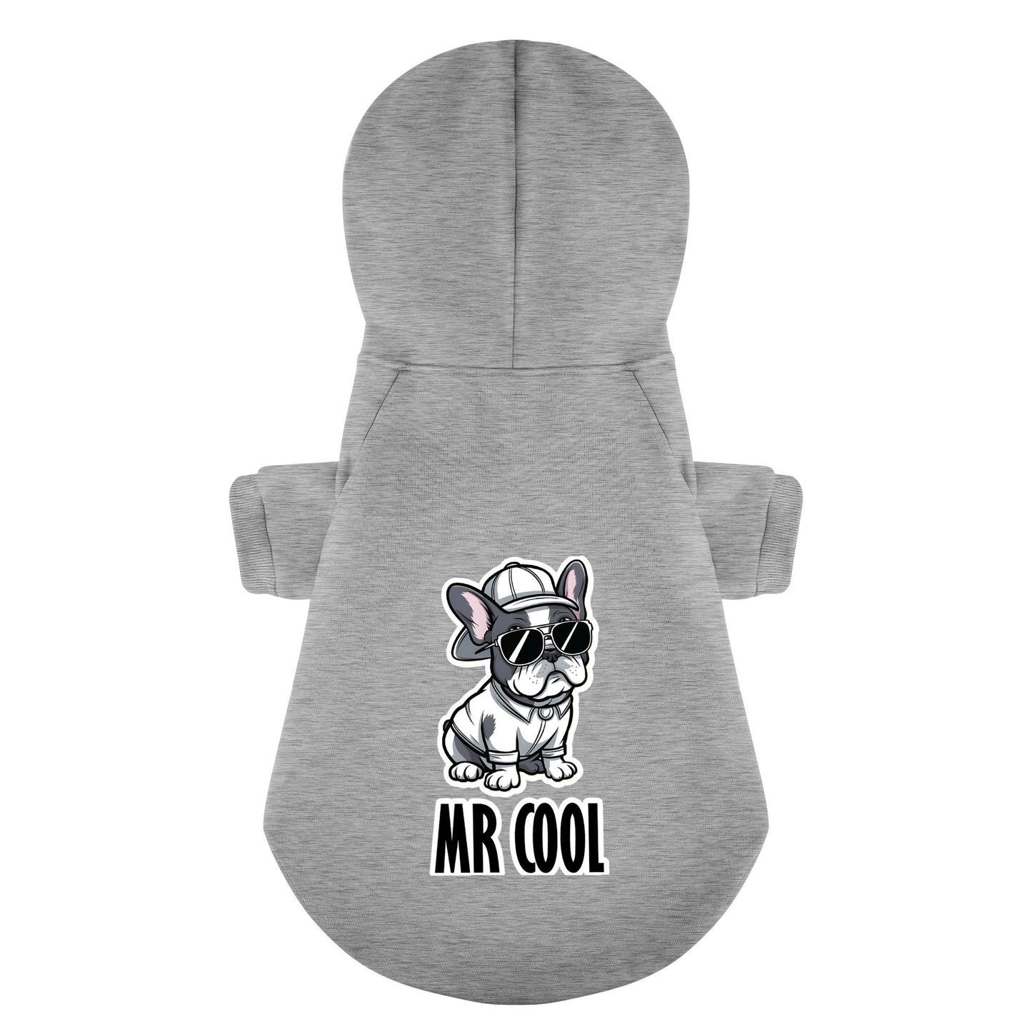 Avelena | Mr Cool - Personalisierte Französische Bulldoggen Kapuzenpullover Mit Lustigen Sprüchen – Stylisch, Gemütlich Und Premium 100% Baumwolle