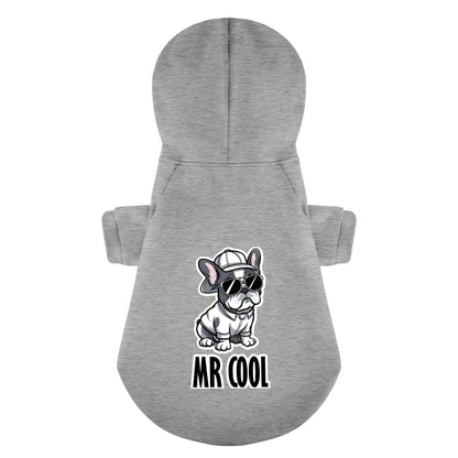 Avelena | Mr Cool - Personalisierte Französische Bulldoggen Kapuzenpullover Mit Lustigen Sprüchen – Stylisch, Gemütlich Und Premium 100% Baumwolle