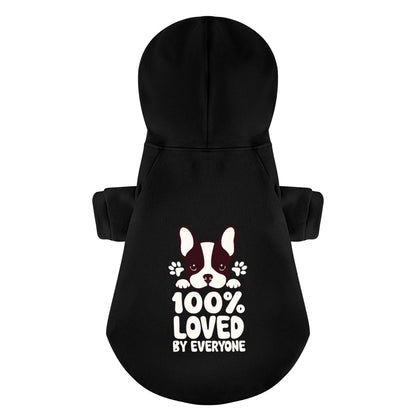 Avelena | Von Allen Geliebt - Personalisierte Französische Bulldoggen-Hoodies Mit Lustigen Zitaten – Stilvoll, Gemütlich Und Aus Premium 100% Baumwolle