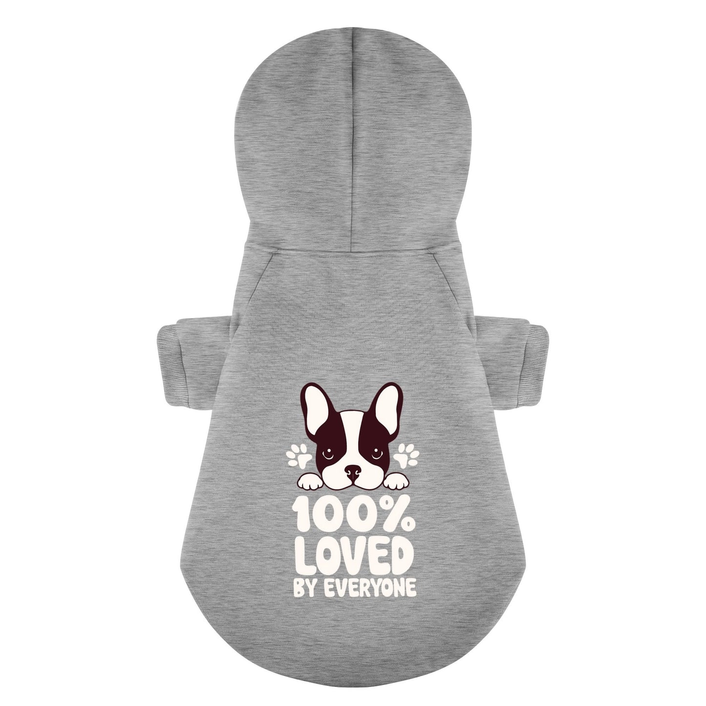 Avelena | Von Allen Geliebt - Personalisierte Französische Bulldoggen-Hoodies Mit Lustigen Zitaten – Stilvoll, Gemütlich Und Aus Premium 100% Baumwolle