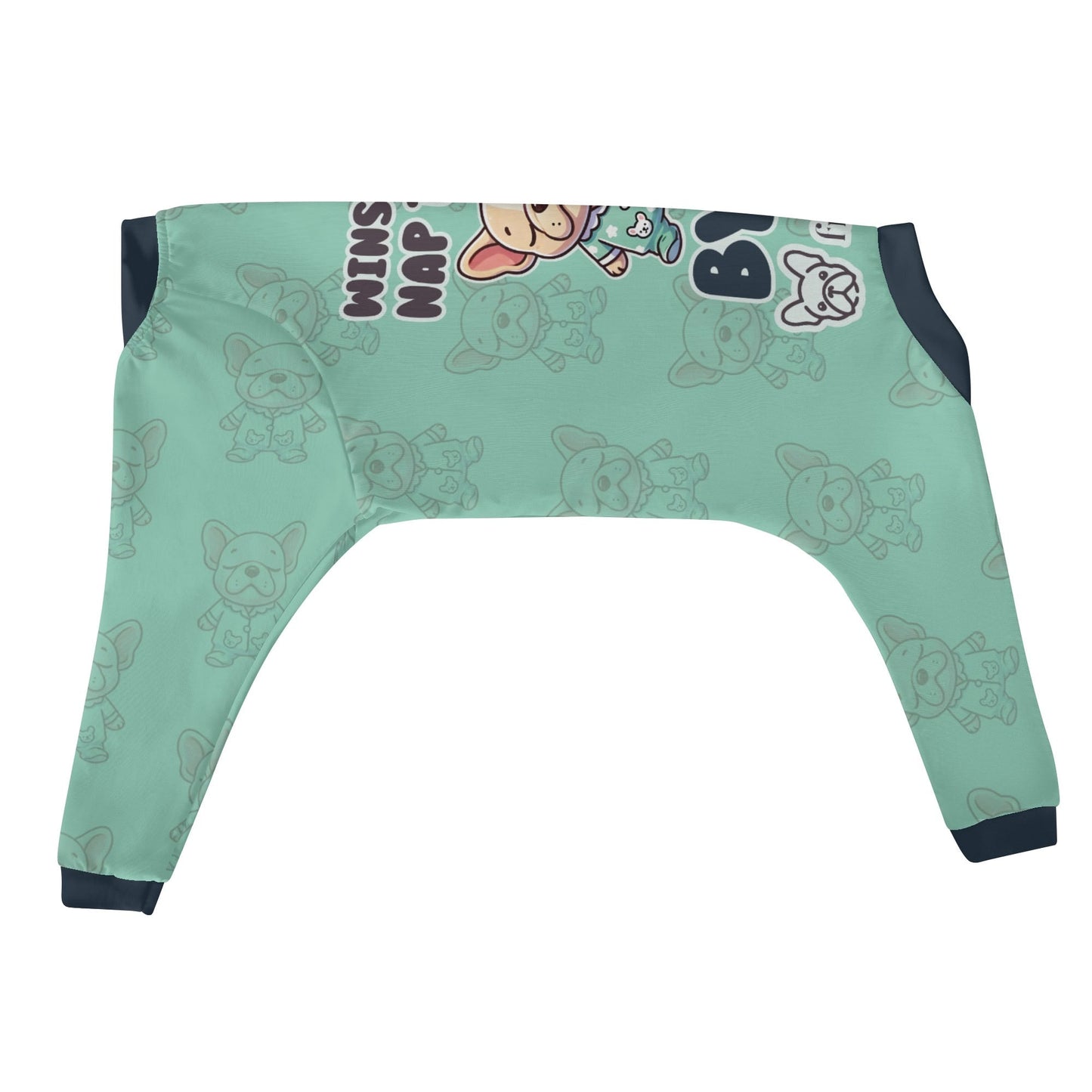 Avelena | Chanel - Personalisierte Französische Bulldoggen-Pyjamas Mit Dem Namen Des Frenchies - Ultraweich, Gemütlich Und Adorably Stylish!
