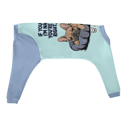 Avelena | Wenn Sie Denken, Ich Schlafe, Liegen Sie Wahrscheinlich Richtig. - Frenchie-Pyjama – Ultra-Weich, Gemütlich Und Adorably Stilvoll