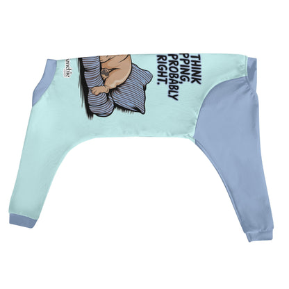 Avelena | Wenn Sie Denken, Ich Schlafe, Liegen Sie Wahrscheinlich Richtig. - Frenchie-Pyjama – Ultra-Weich, Gemütlich Und Adorably Stilvoll