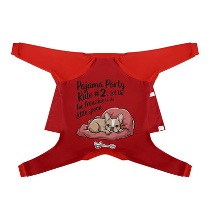 Avelena | Pyjama-Party-Regel #2: Lass Den Frenchie Der Kleine Löffel Sein - Frenchie Pyjamas – Ultra-Weich, Gemütlich Und Adorably Stylish