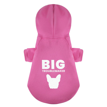 Avelena | Großer Unruhestifter Und Kleiner Unruhestifter - Passende Französische Bulldogge Hoodies – Stilvoll, Gemütlich & Personalisierbar!